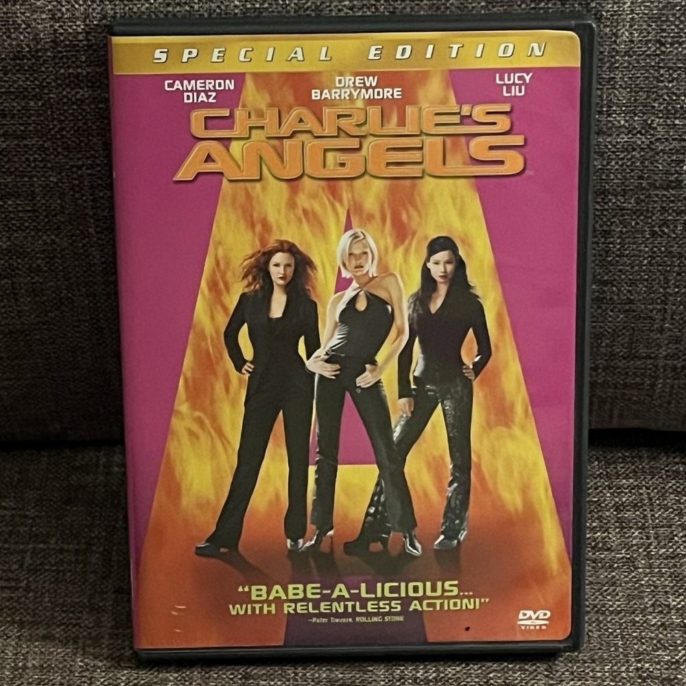 Charlie's Angels DVD Special Edition Cameron Diaz, Drew Barrymore Babe-a-Lucious